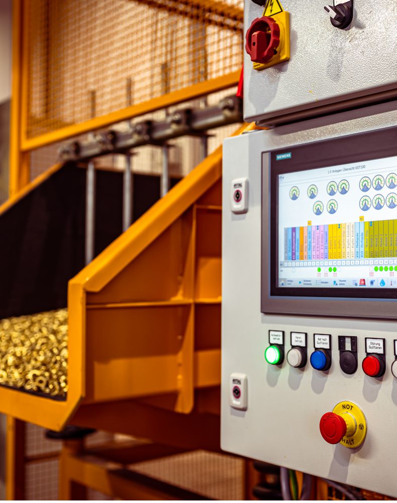 Gestell- und Trommelgalvanik